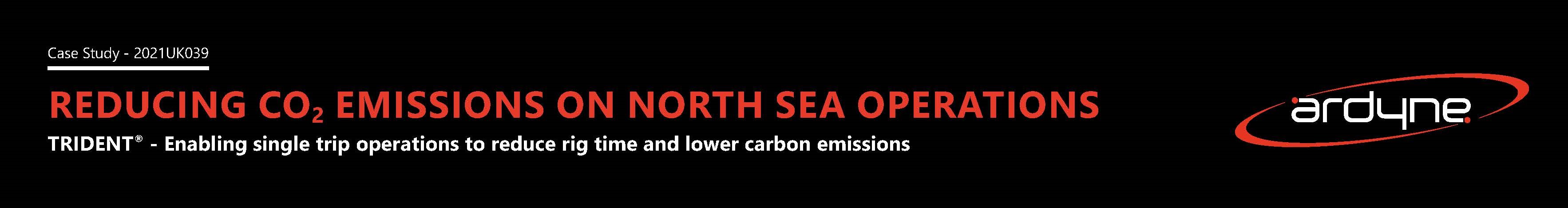Reducing CO2 Emissions on North Sea Operations